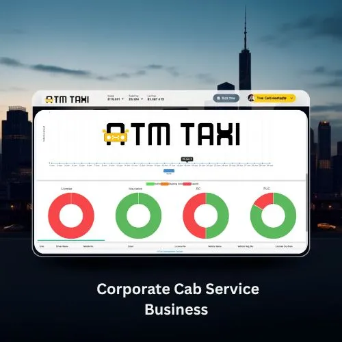 Corporate Taxi Software Workflow Chart