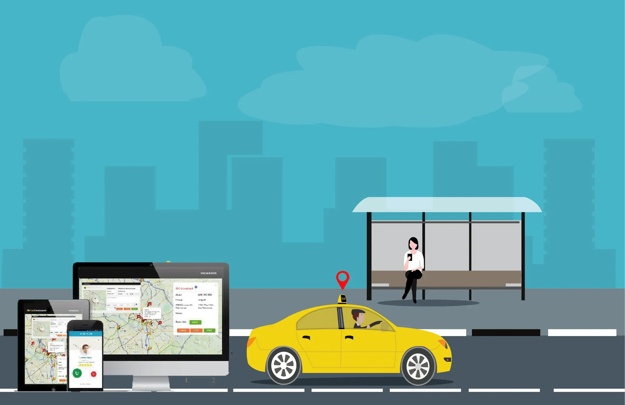 ATM Taxi Software - Best Taxi Dispatch and Booking Service